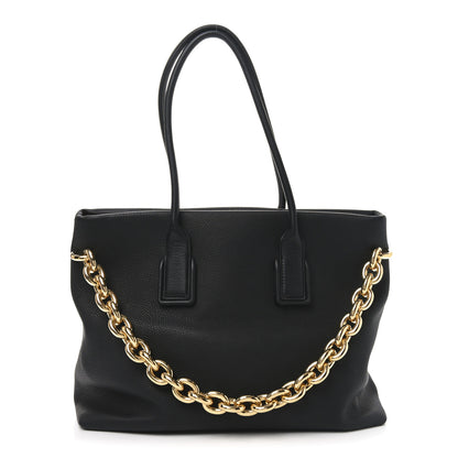Bottega Veneta Grained Calfskin Saint Germain Tote Black 1 of 10