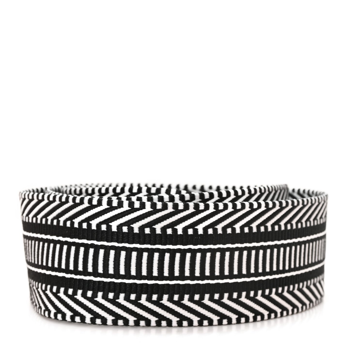 Toile Swift 50mm Sangle Cavale Shoulder Strap Black Ecru