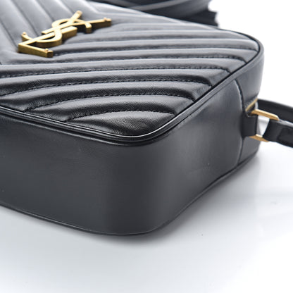 Saint Laurent Calfskin Matelasse Monogram Lou Camera Bag Black 7 of 7