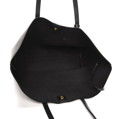 Saint Laurent Calfskin Large Shopping Tote Black 6 of 9