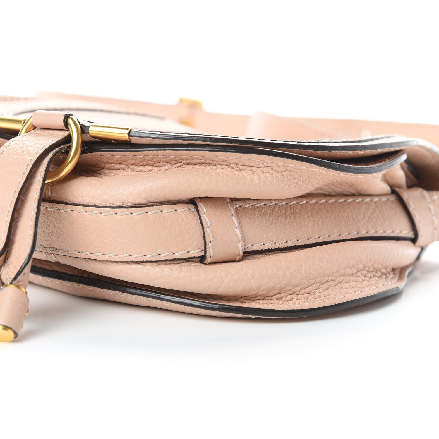 Chloe Calfskin Mini Marcie Round Crossbody Bag Blush Nude 11 of 14