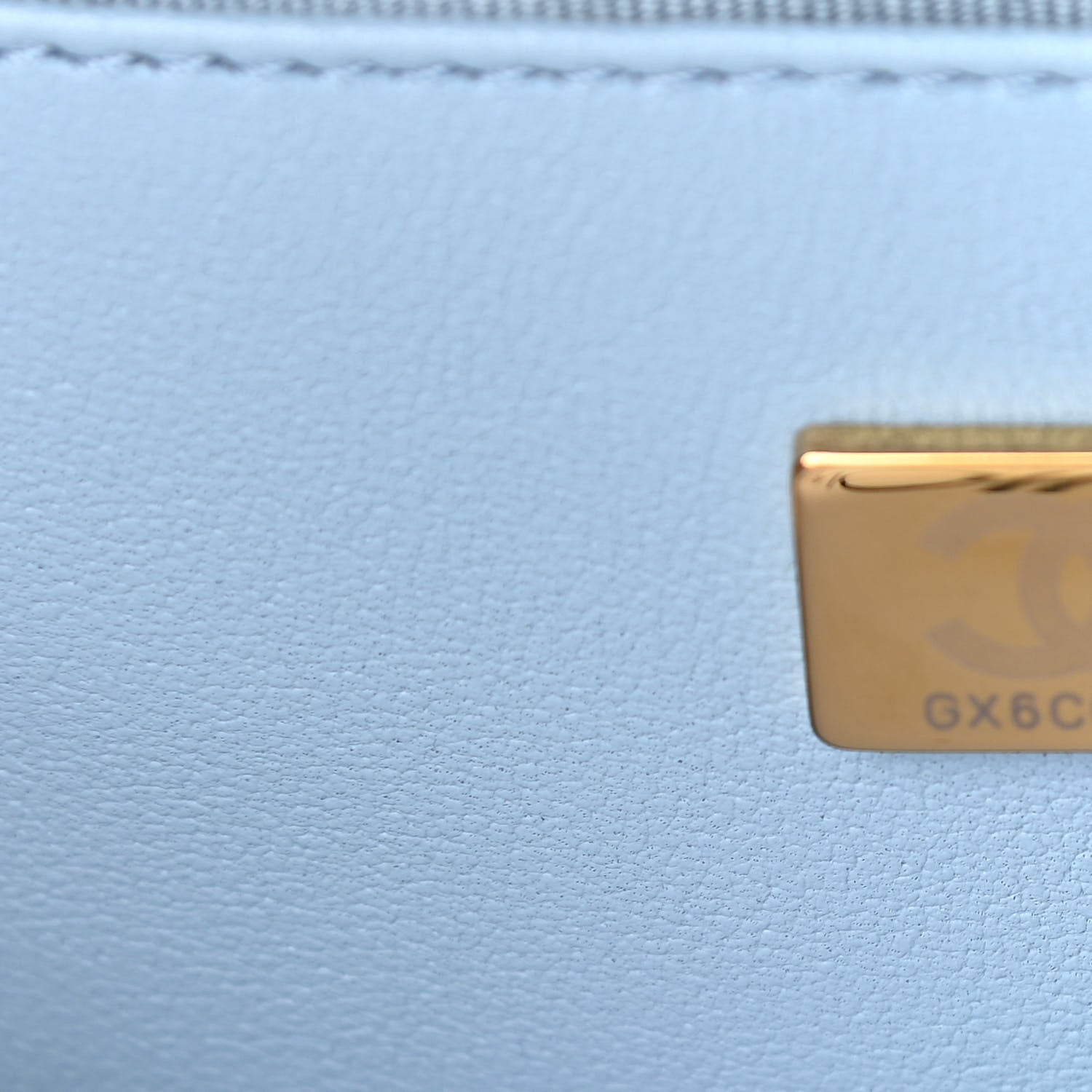 Chanel Lambskin Quilted CC In Love Heart Bag Light Blue 7 of 10