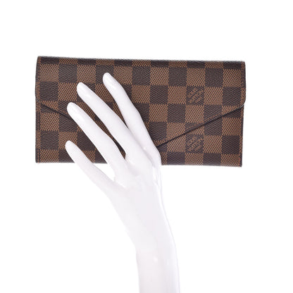 Louis Vuitton Damier Ebene Josephine Wallet Red 2 of 11