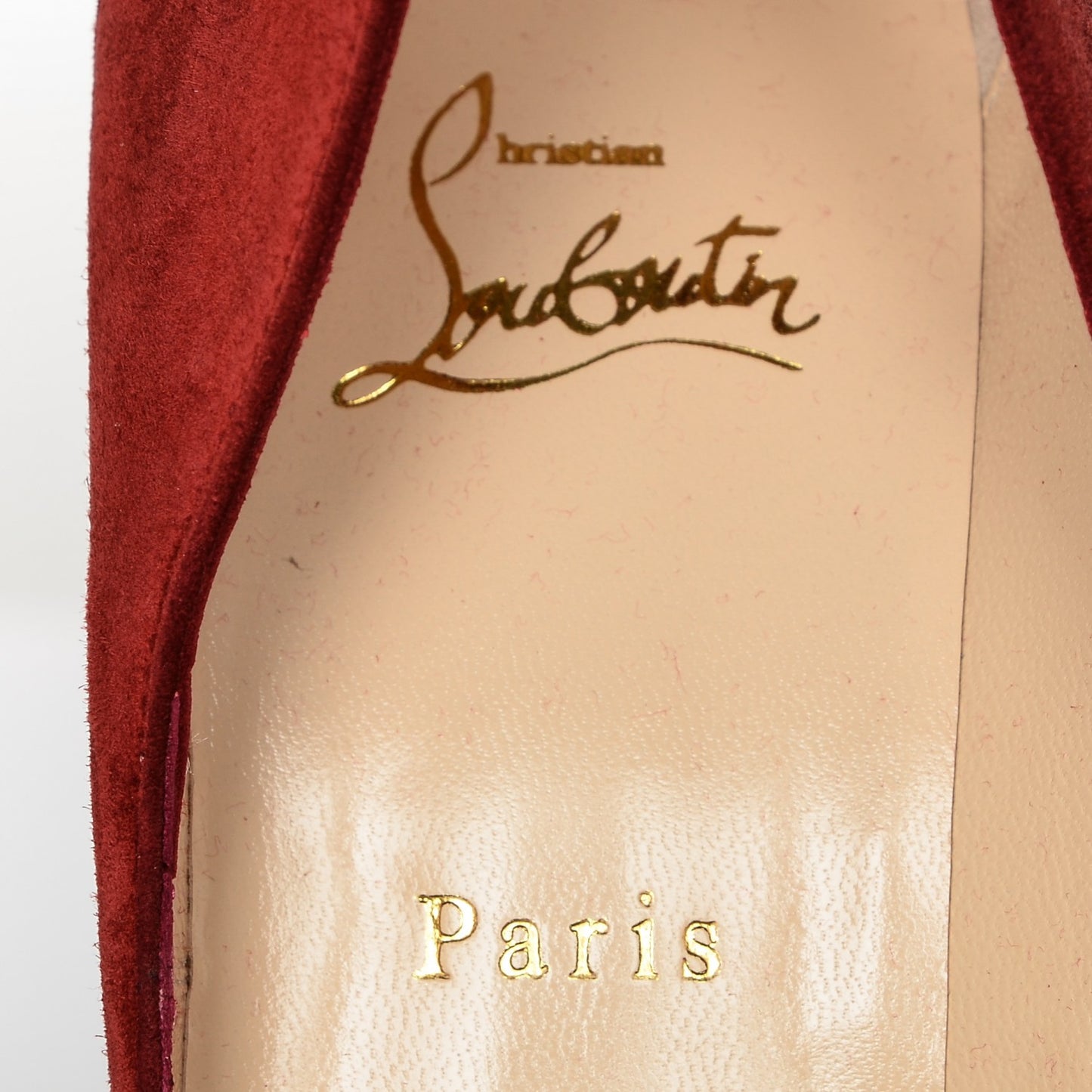 Suede Victorina 100 Pumps 39 Carmin