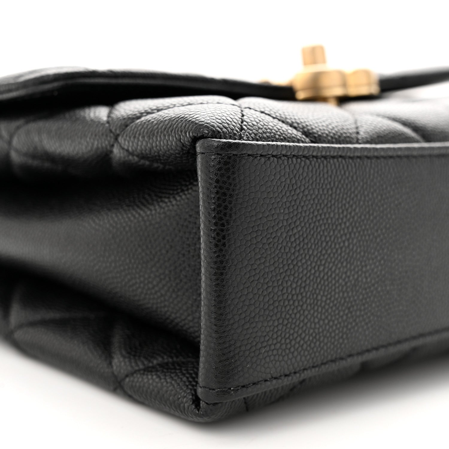 Chanel Caviar Quilted Small Carry Me Top Handle Flap Black 9 of 10