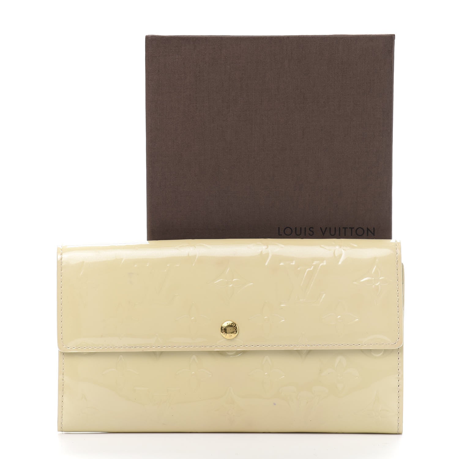 Louis Vuitton Vernis Sarah Wallet Blanc Corail 15 of 15