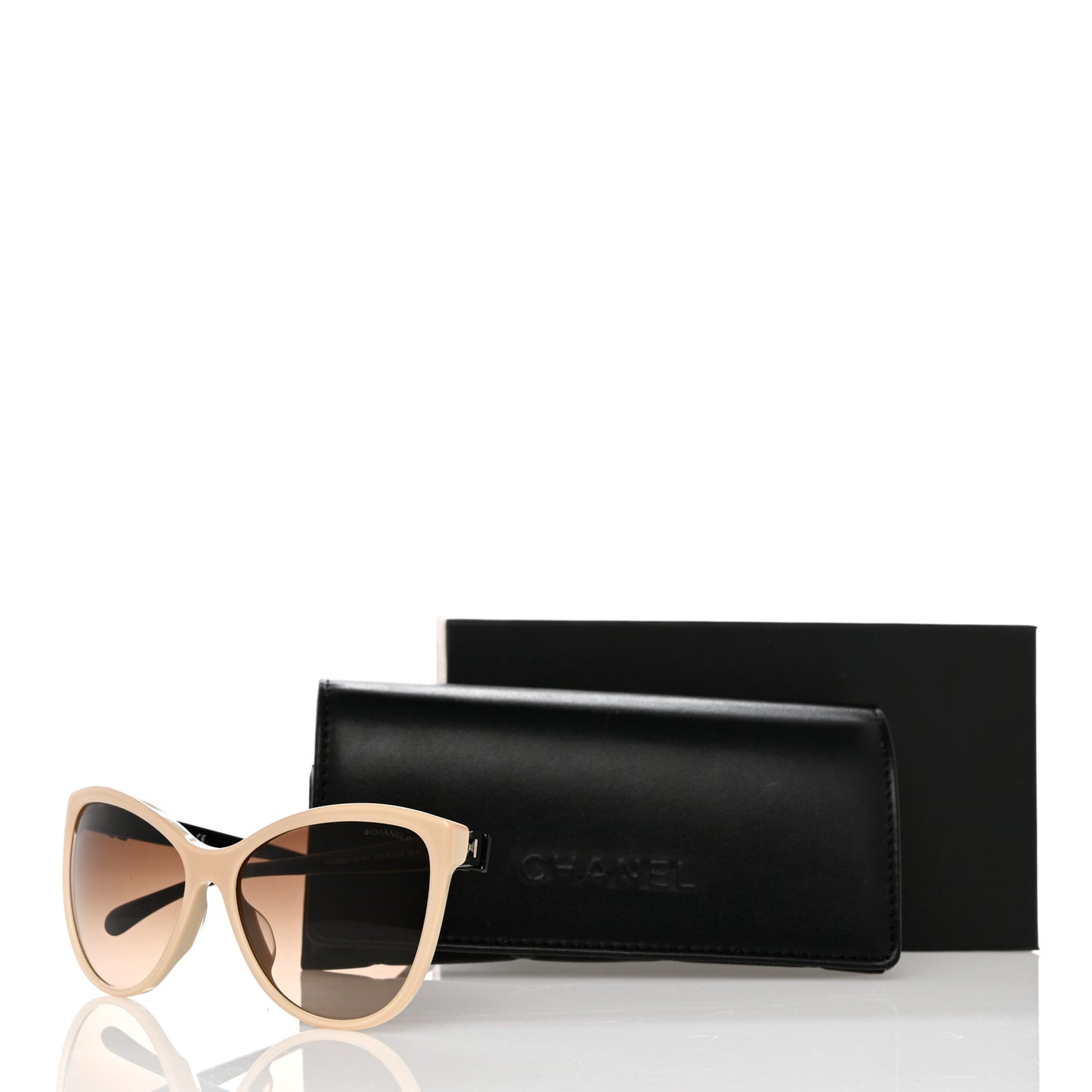 Butterfly Charms Sunglasses 5281-Q Beige Black