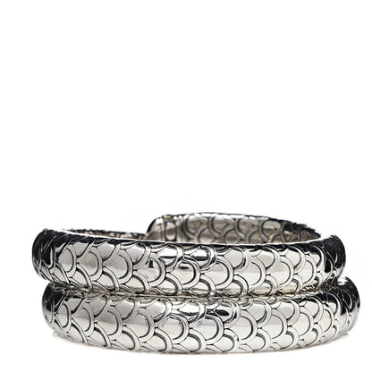 John Hardy Sterling Silver 18K Yellow Gold Naga Triple Wrap Bracelet 3 of 5
