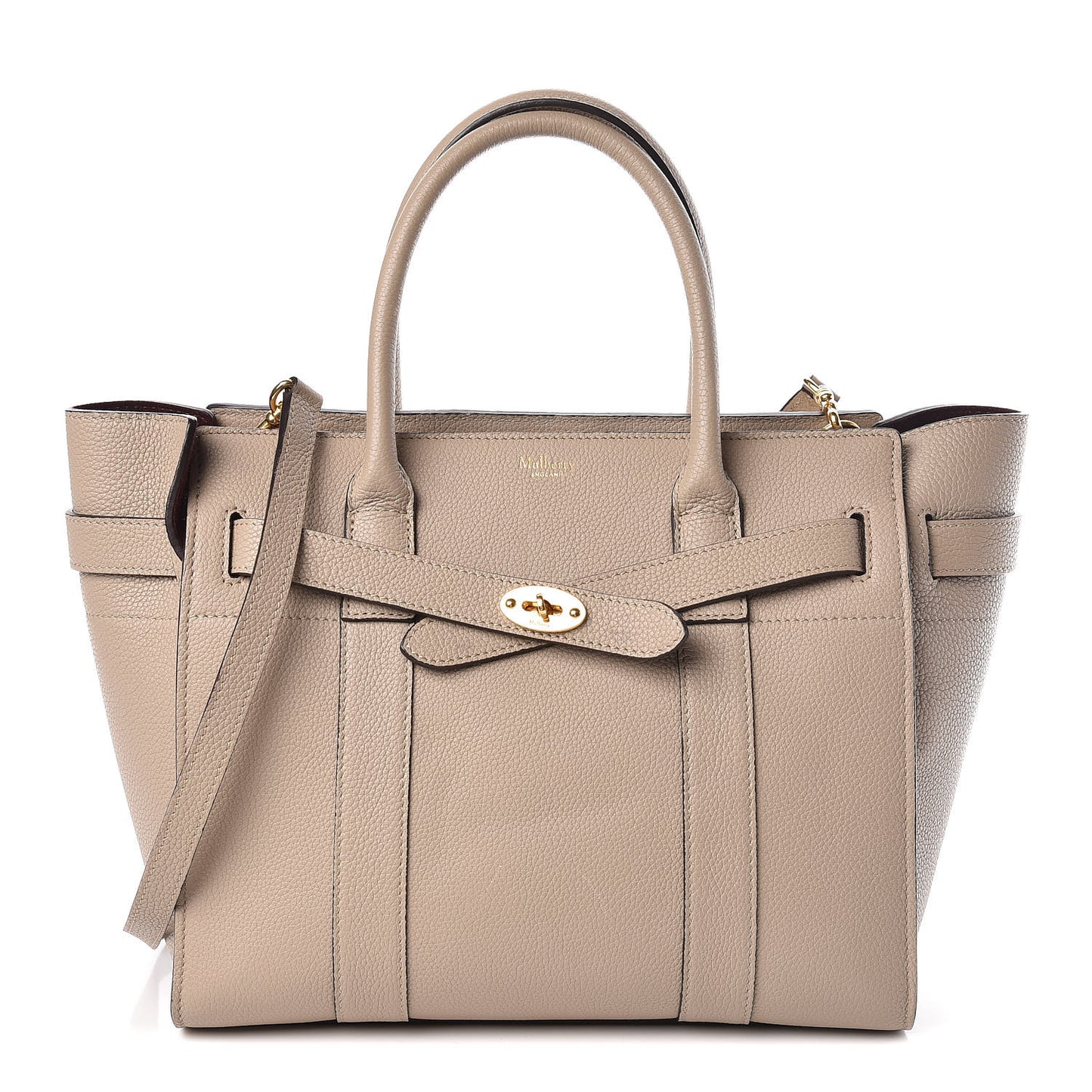 Classic Grain Small Bayswater Zip Tote Dune