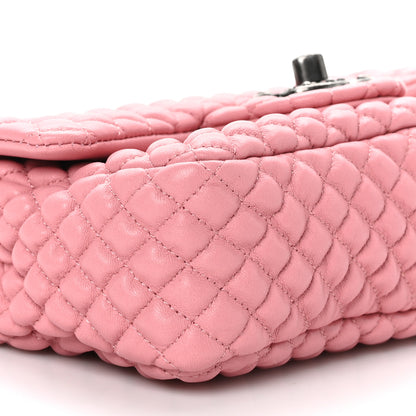 Chanel Calfskin Micro Quilted Mini Flap Pink 9 of 11
