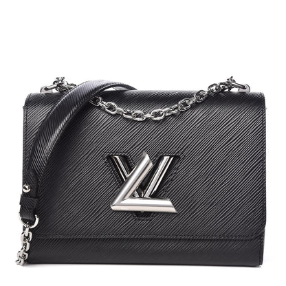 Louis Vuitton Epi Twist Shoulder Bag MM Black 1 of 10