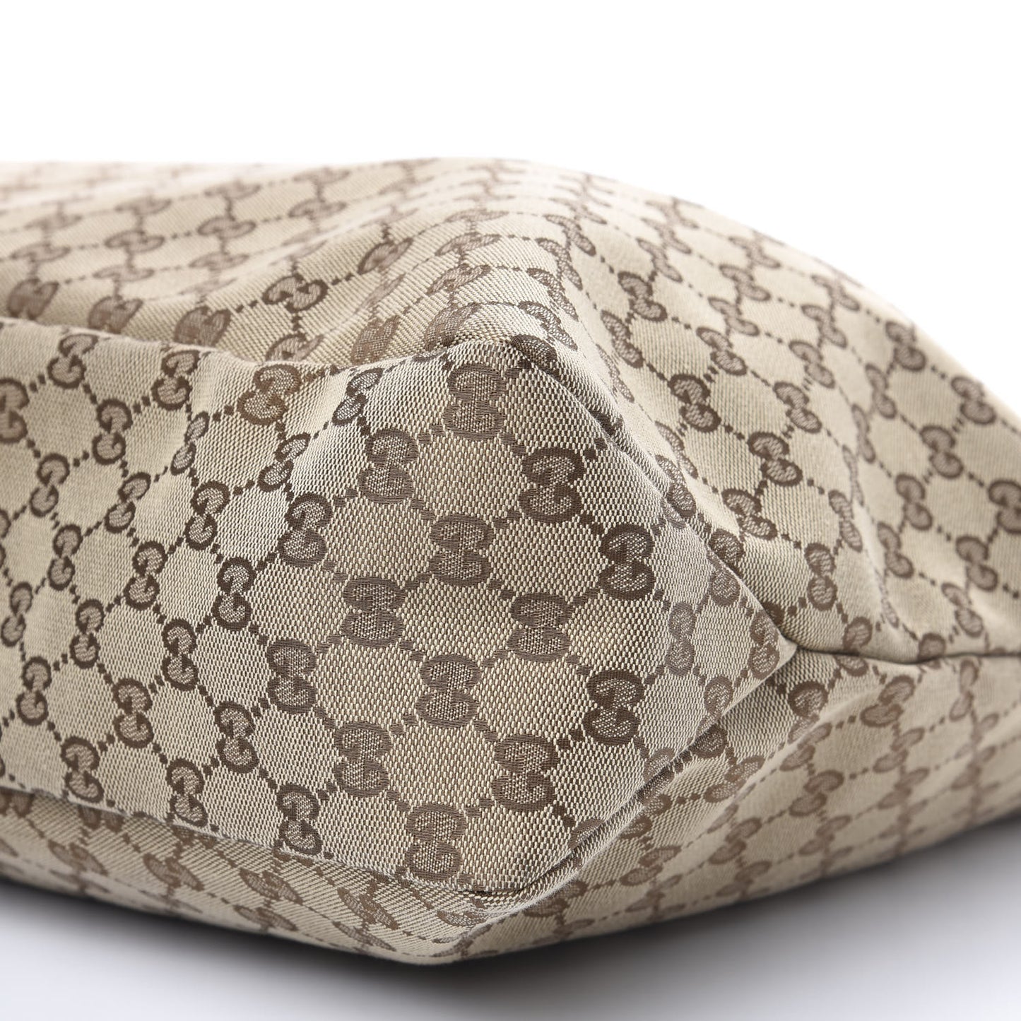 Monogram Large Horsebit Chain Hobo Dark Brown