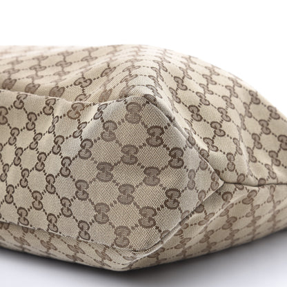 Gucci Monogram Large Horsebit Chain Hobo Dark Brown 8 of 8