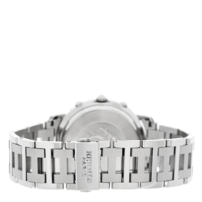Hermes Stainless Steel 31mm Clipper Chronograph Quartz Watch Black Black 3 of 4