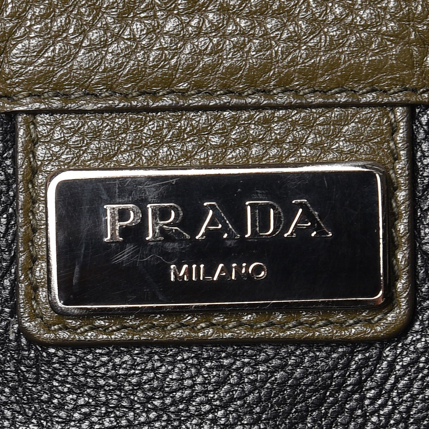 Vitello Daino Tote Dark Green