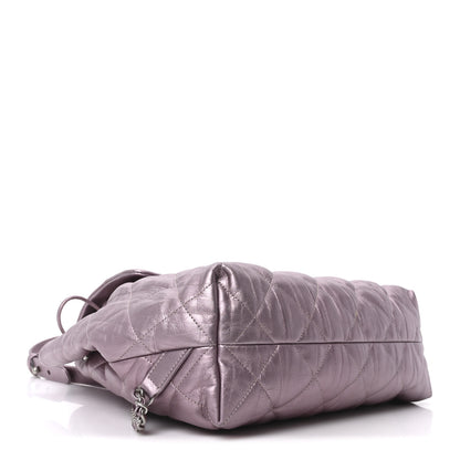 Chanel Iridescent Calfskin Quilted Ground Control Backpack Pink 4 of 10