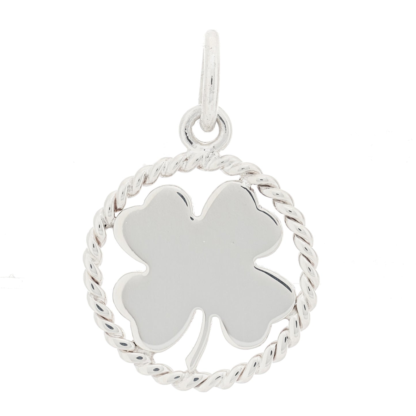 Sterling Silver Four Leaf Clover Charm