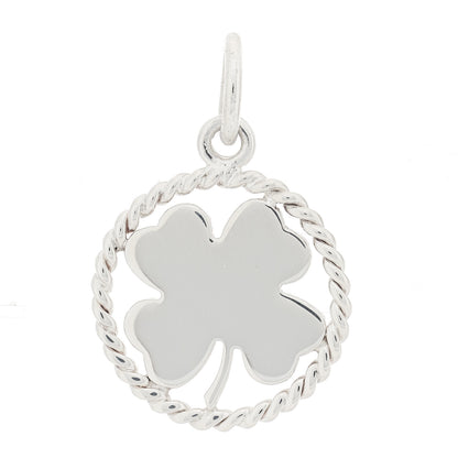 Tiffany Sterling Silver Four Leaf Clover Charm 1 of 3