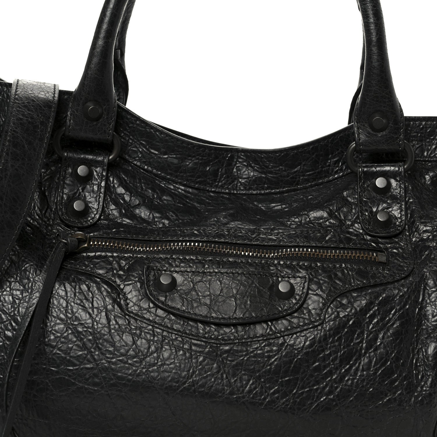 Balenciaga Agneau Arena Classic Hardware Medium Le City Black 8 of 10