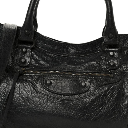 Balenciaga Agneau Arena Classic Hardware Medium Le City Black 8 of 10