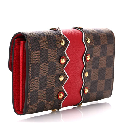 Louis Vuitton Damier Ebene Karakoram Sarah Wallet NM 3 of 12