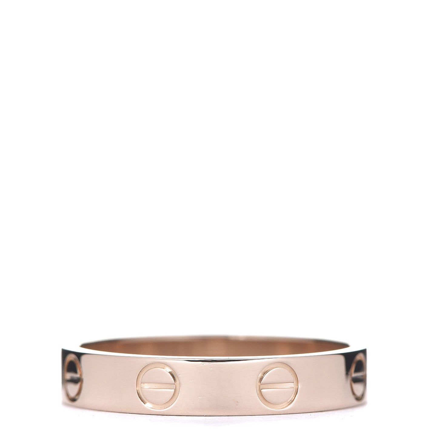 18K Pink Gold 3.5mm LOVE Wedding Band Ring 54 6.75