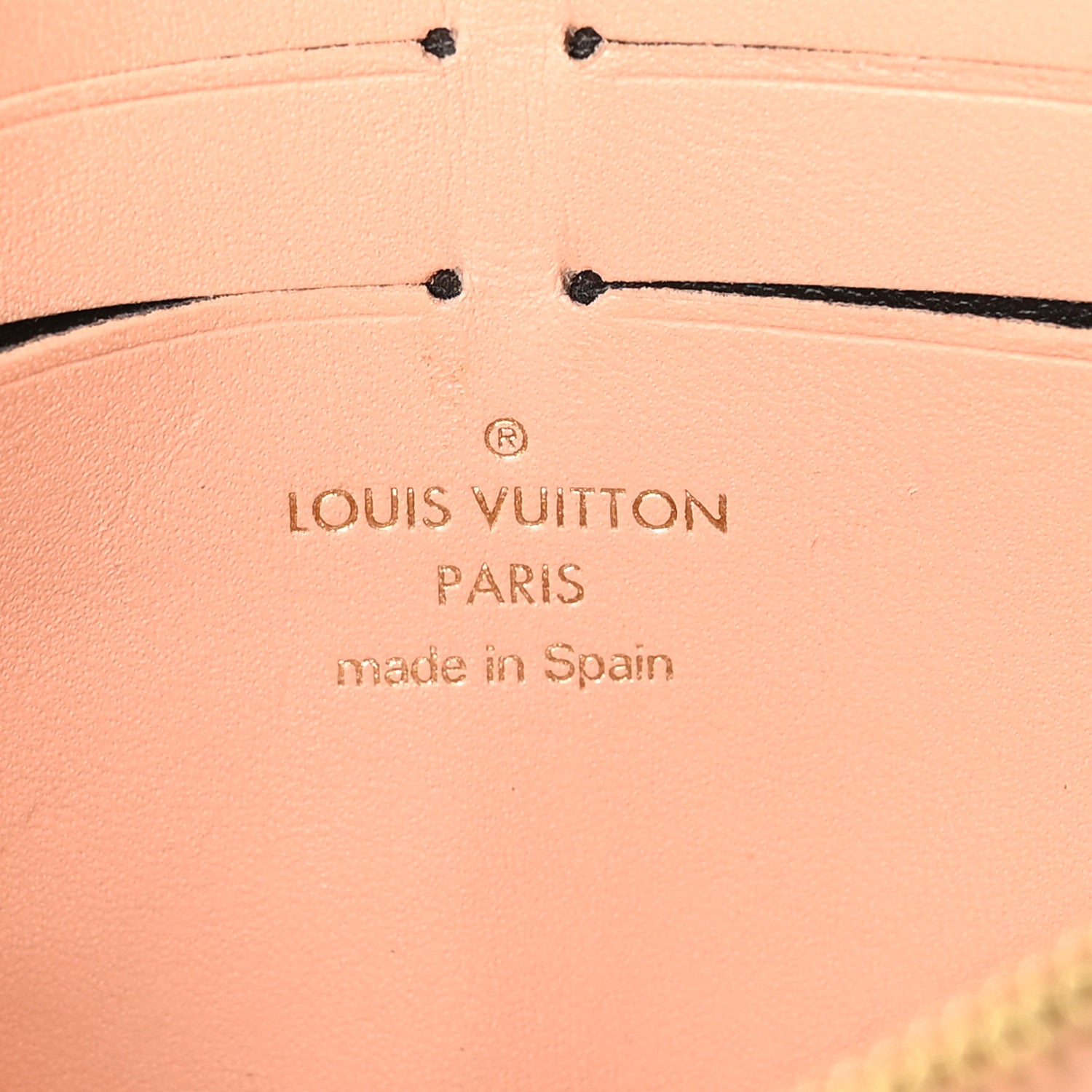 Louis Vuitton Damier Ebene Vavin Chain Wallet Creme 6 of 9