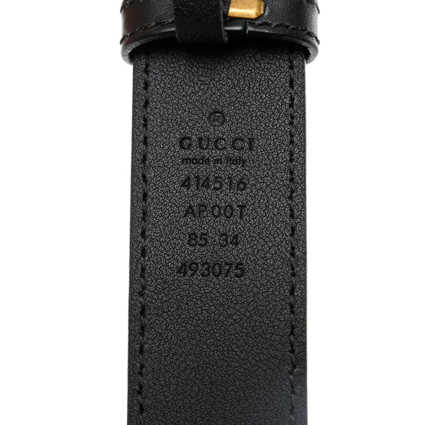 Calfskin Double G 30mm Belt 85 34 Black
