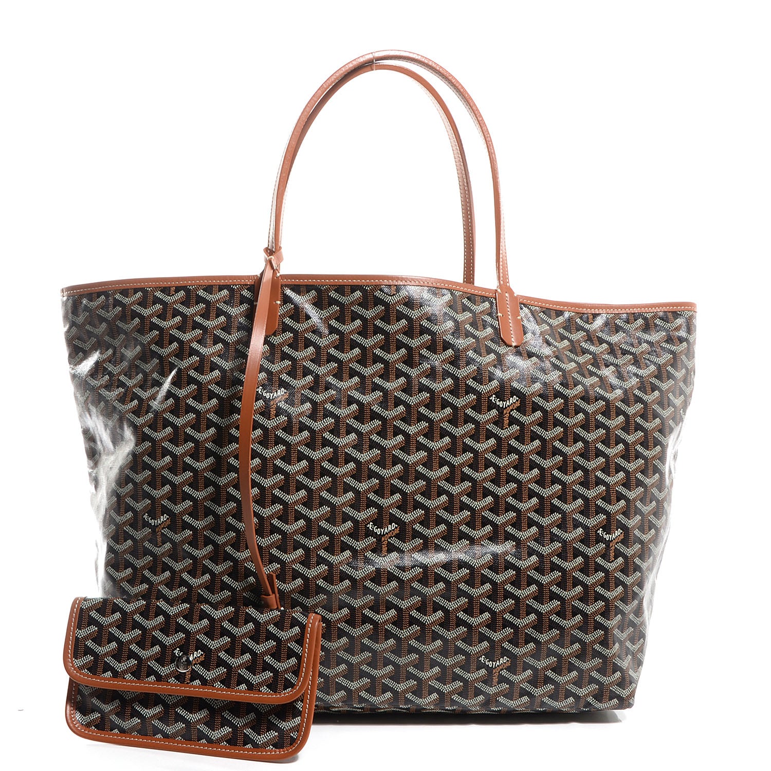 Goyard Goyardine Saint Louis GM Black Gold 5 of 10