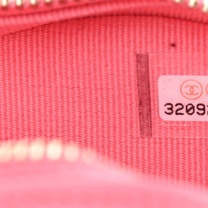Chanel Lambskin Quilted CC In Love Heart Clutch With Chain Pink 7 of 11