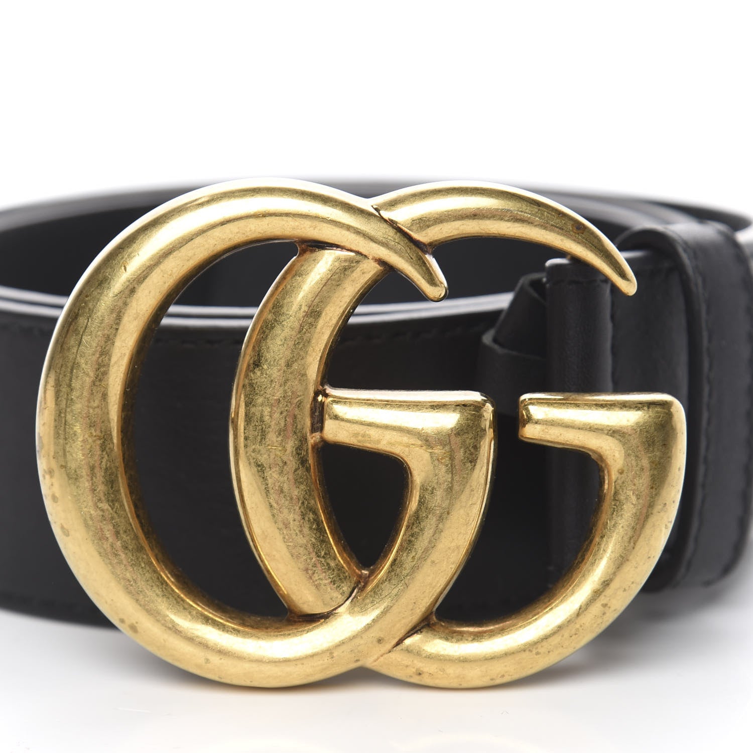 Gucci Calfskin Double G 40mm Belt 70 28 Black 6 of 6