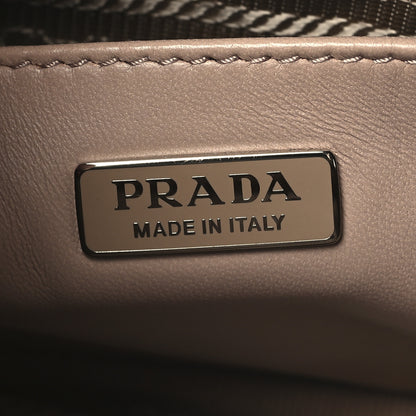Prada Nappa Triangle Stitched Spectrum Camera Bag Cipria 6 of 9