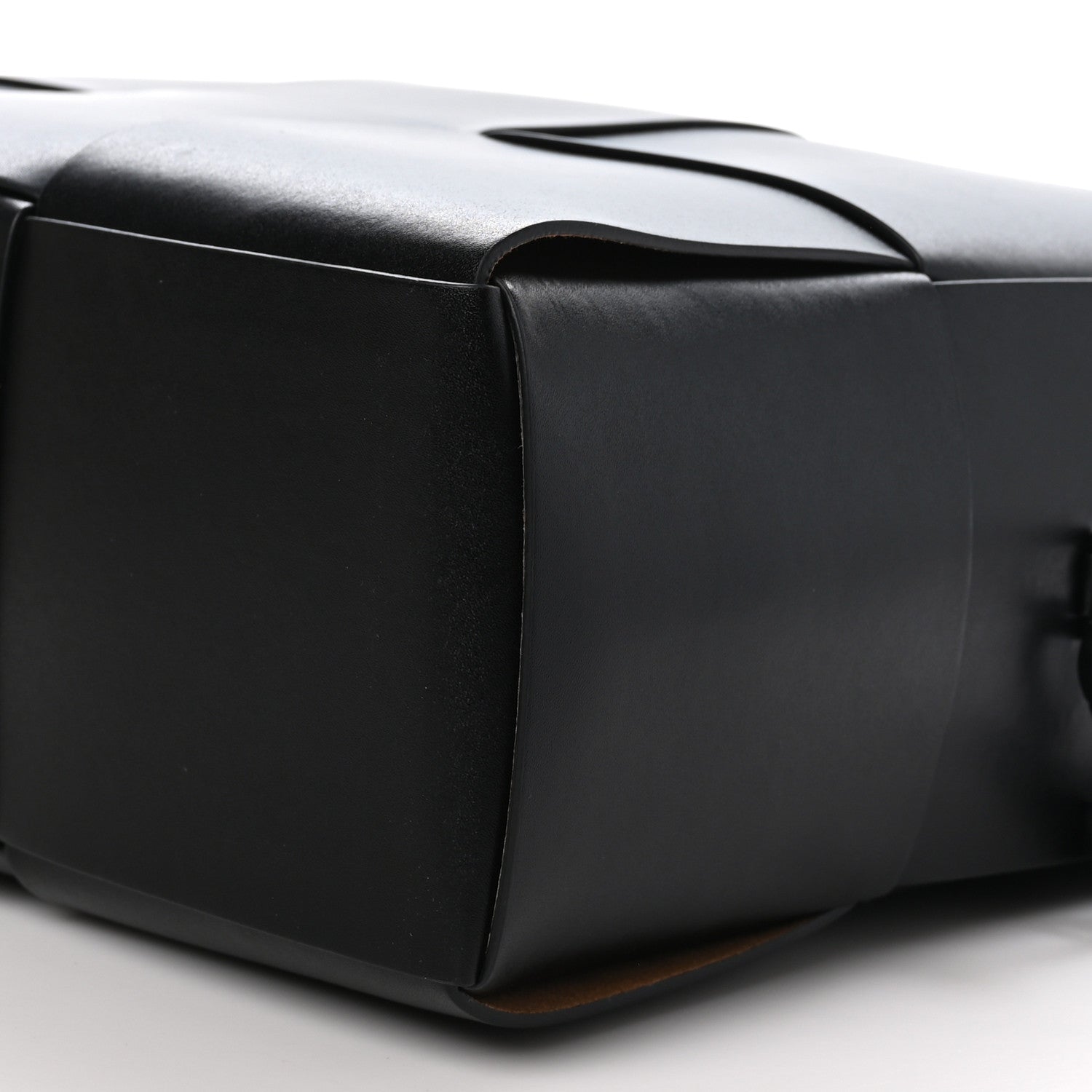 Bottega Veneta Calfskin Maxi Intrecciato Arco Briefcase Black 8 of 9
