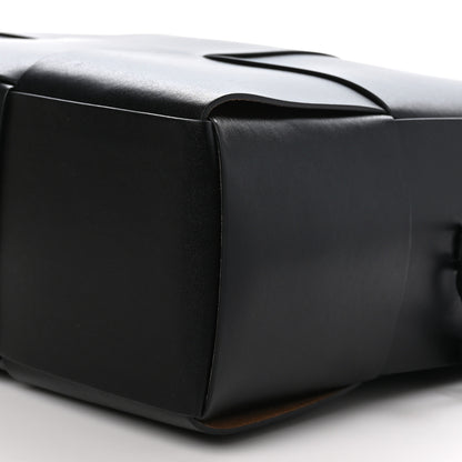 Bottega Veneta Calfskin Maxi Intrecciato Arco Briefcase Black 8 of 9