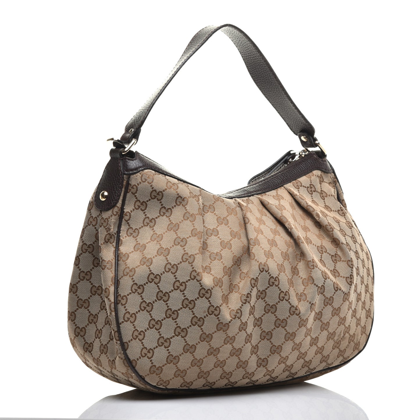 Monogram Medium Sukey Hobo Dark Brown