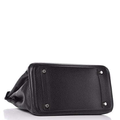 Hermes Taurillon Clemence Birkin 30 Black 4 of 20