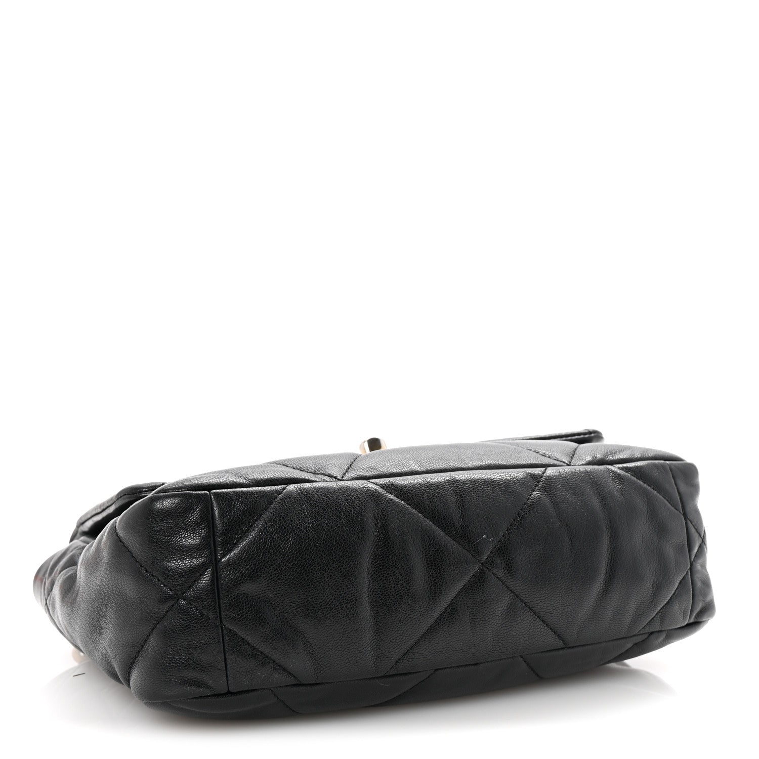 Chanel Goatskin Quilted Medium Chanel 19 Flap Black 4 of 10