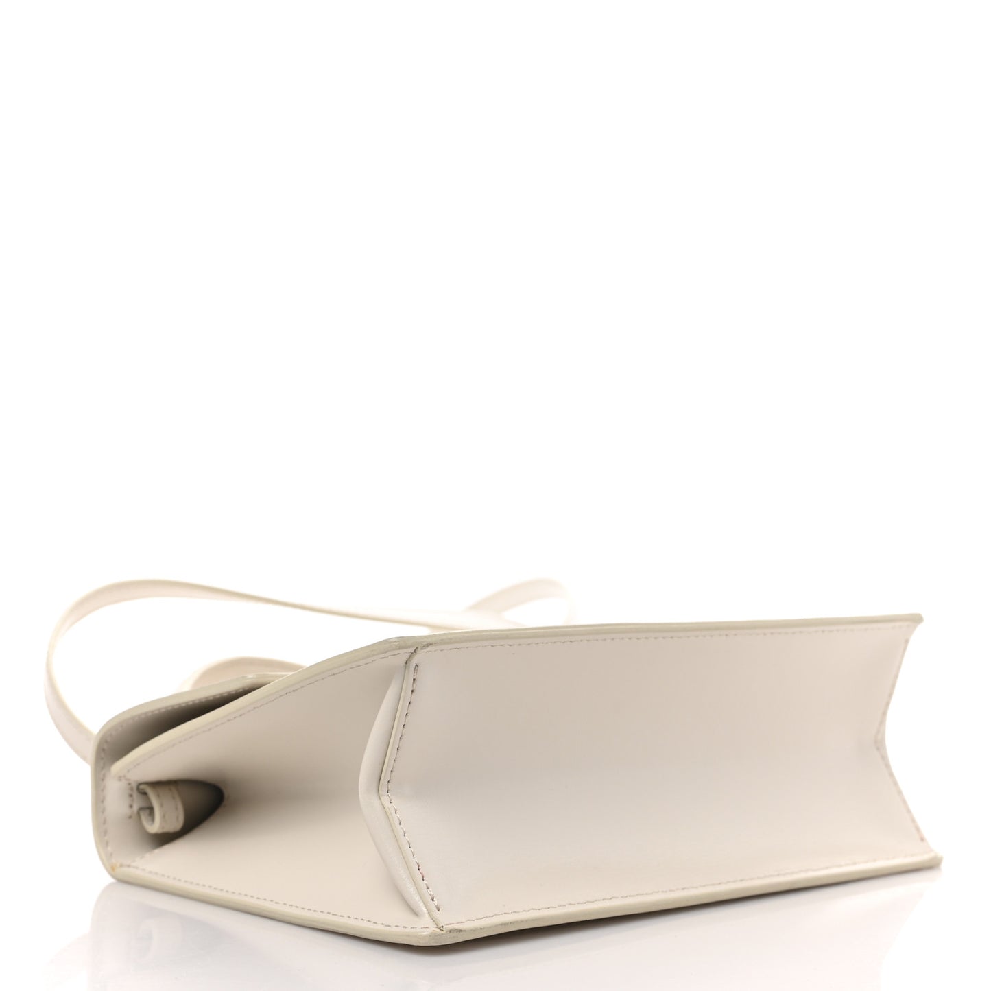 Calfskin Salary Jitney 1.4 Shoulder Bag White