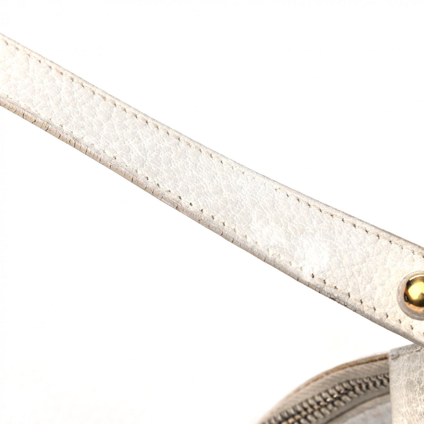 Calfskin Web Blondie Hobo White
