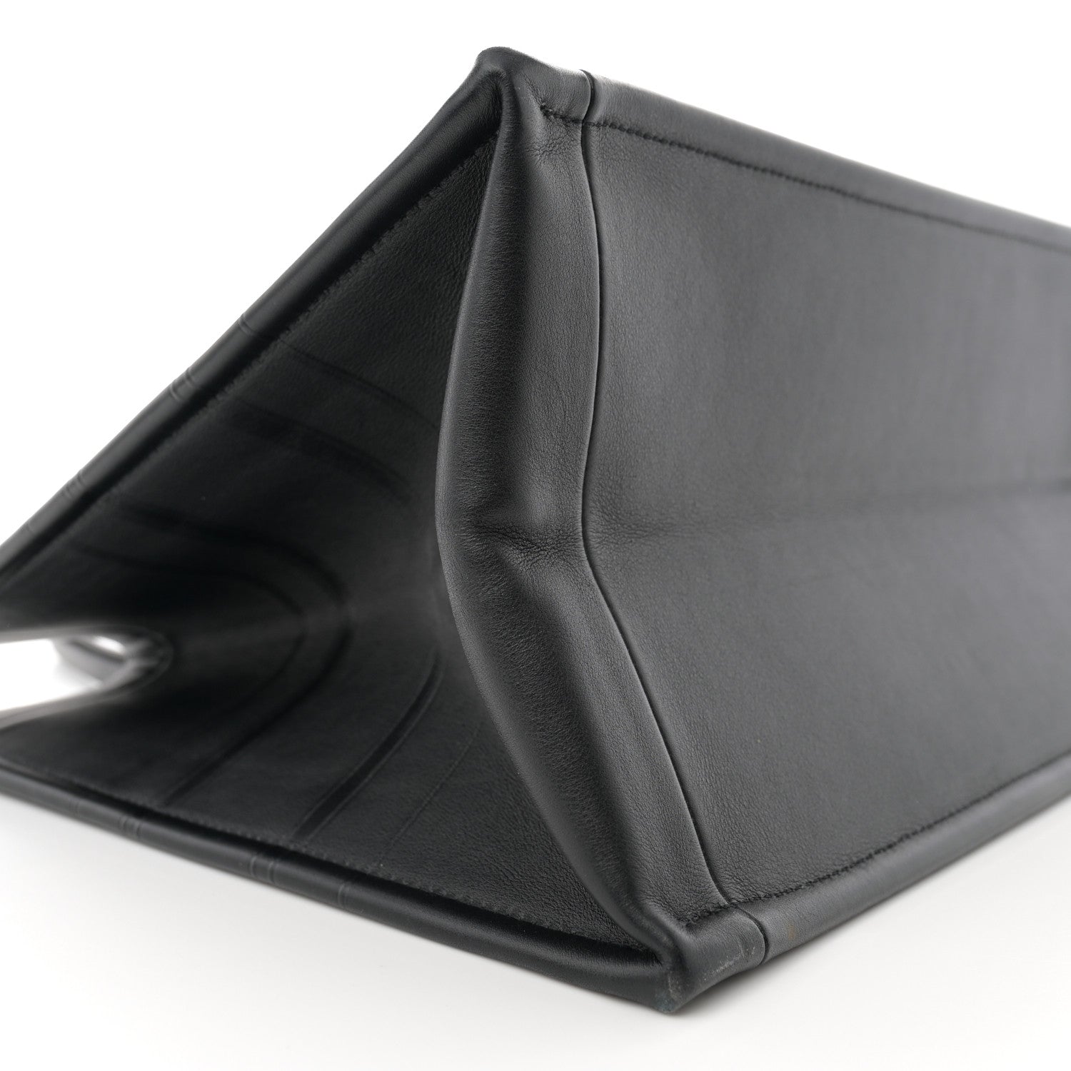 Christian Dior Calfskin Embossed Medium Book Tote Black 9 of 11