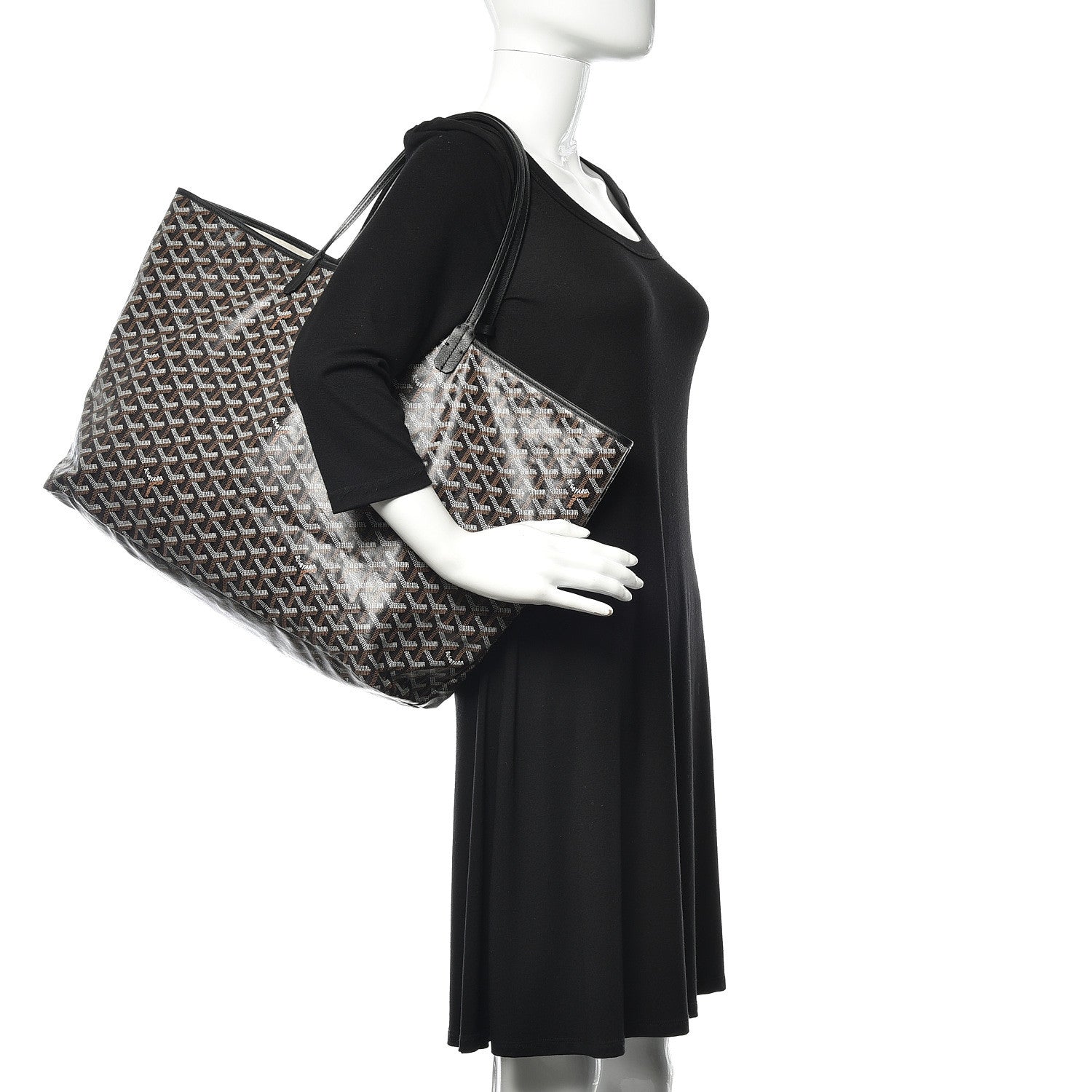 Goyard Goyardine Saint Louis GM Black 2 of 9