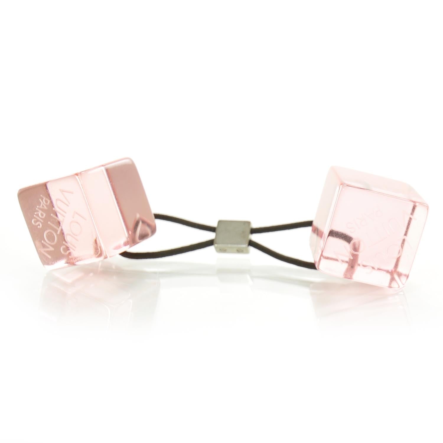 Louis Vuitton Resin Hair Cubes Pink 1 of 3