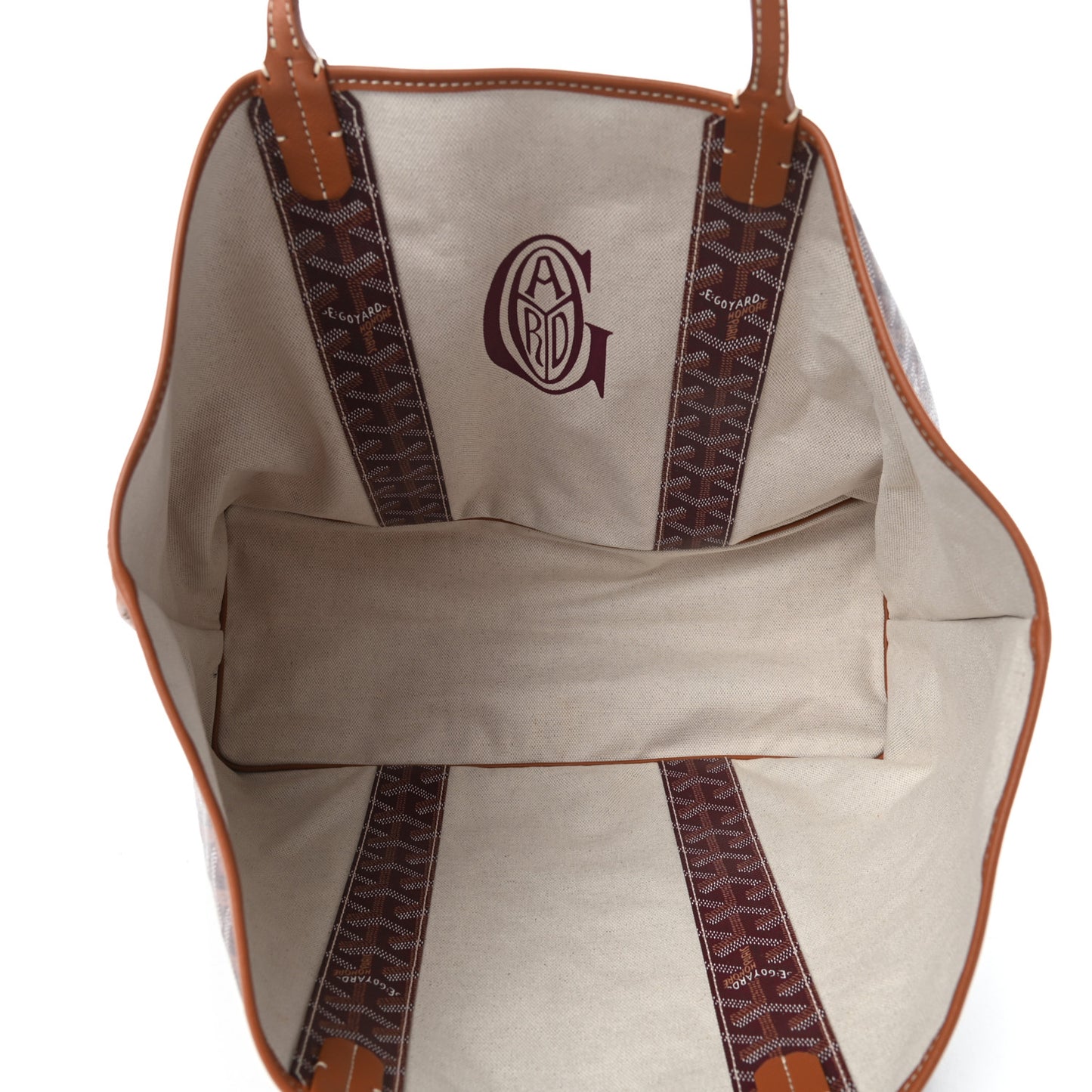 Goyardine Reversible Anjou PM Burgundy