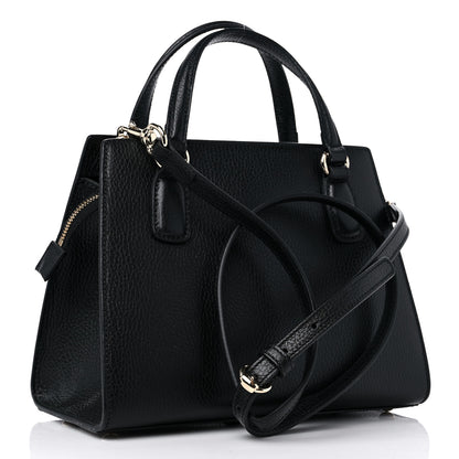 Gucci Dollar Calfskin Medium Soho Top Handle Satchel Black 3 of 9
