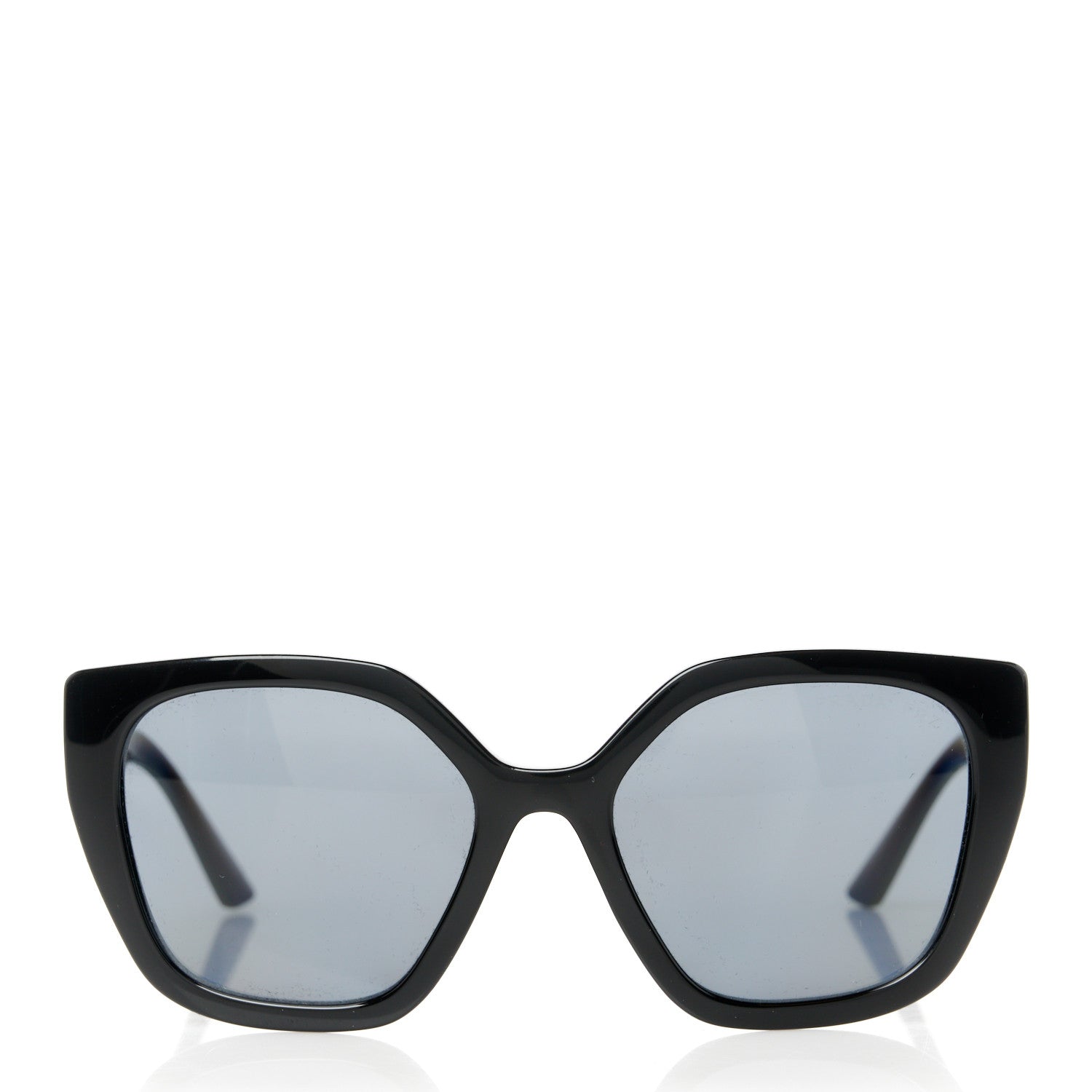 Prada Cat Eye Sunglasses SPR 24X Black 2 of 8