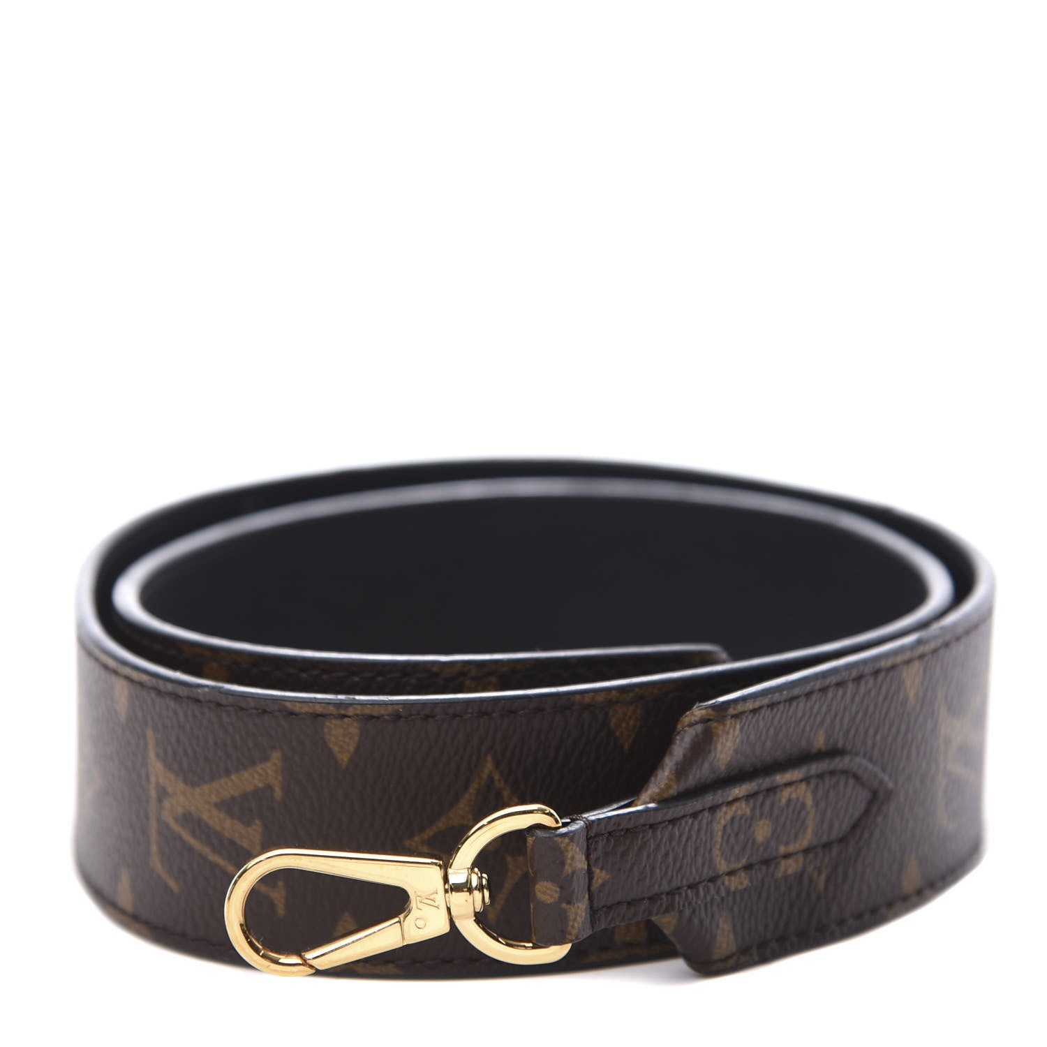 Louis Vuitton Monogram Bandouliere Shoulder Strap Black 1 of 4