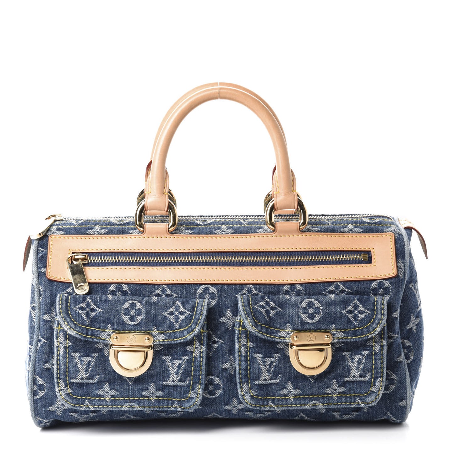 Monogram Denim Neo Speedy Blue