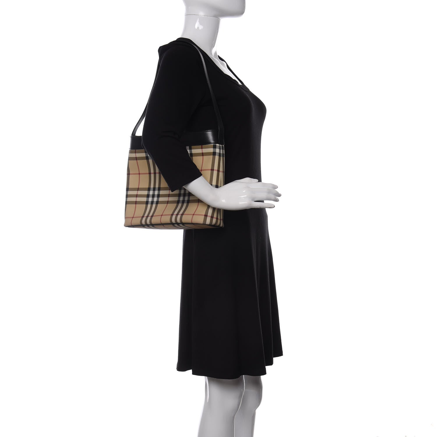 Burberry House Check Shoulder Bag Black 2 of 11
