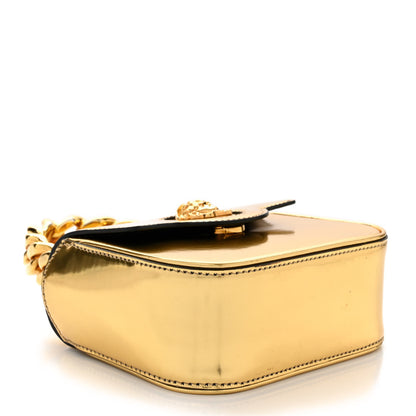 Versace Metallic Calfskin Mini La Medusa Bag Gold 4 of 10