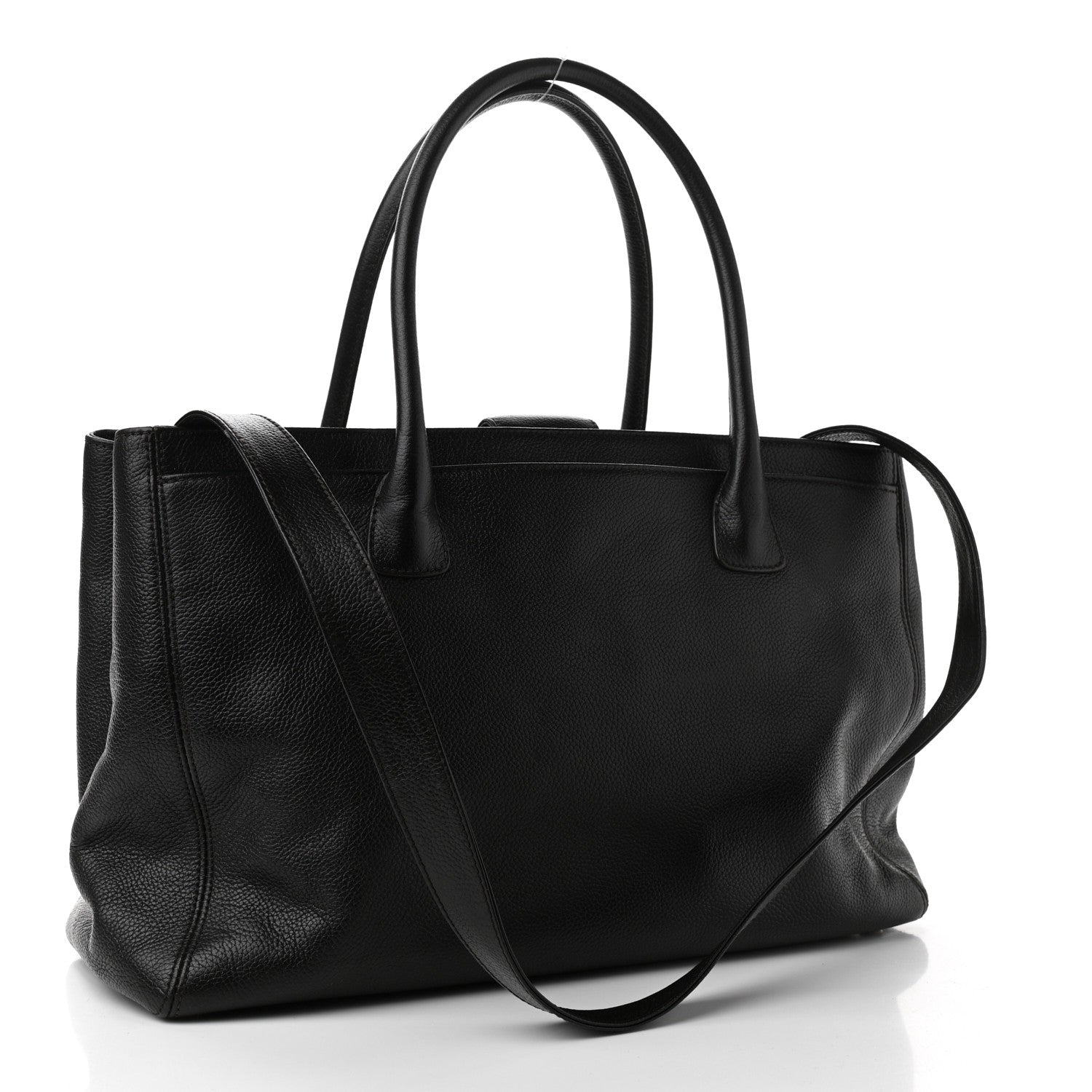 Chanel Calfskin Cerf Executive Shopper Tote Brown 2 of 11